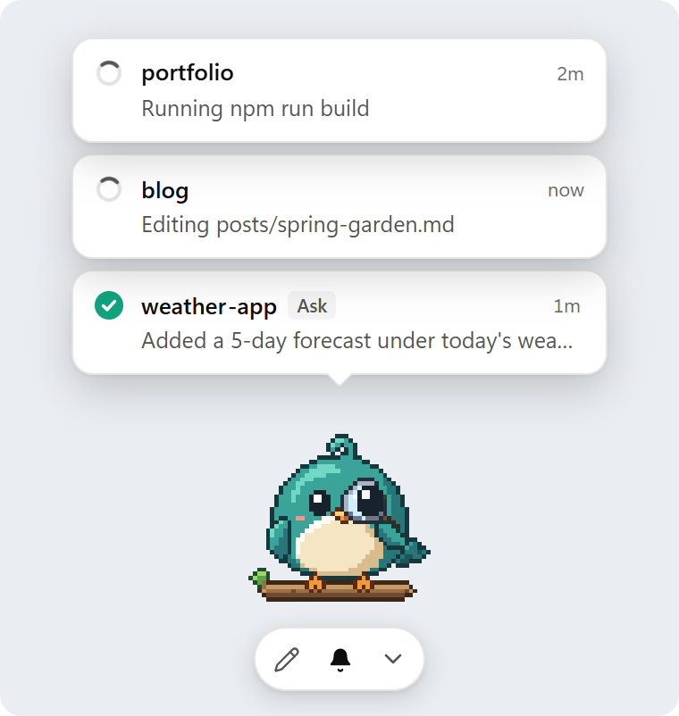 Devlings: desktop pets for Claude Code